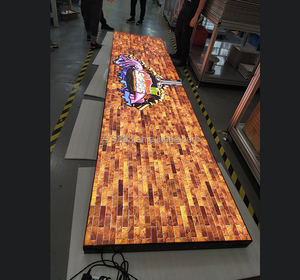 双面定制印花<span class=keywords><strong>Seg</strong></span>发光二极管悬挂背景无框张力织物灯箱铝高亮度节能 - Product Image 4