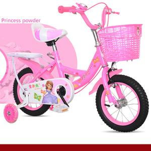 <span class=keywords><strong>Bicicletta</strong></span> per Bambini da 3-12 Anni con Ruote Ausiliarie / Nuova Bici a Pedali per Bambine - Product Image 2