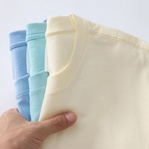 T-shirt unisexe de haute qualité, surdimensionné, 210 g/m², coton lourd, t-shirts pour hommes, séchage rapide, respirant, t-shirt personnalisé pour entreprise - Product Image 3