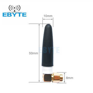 Ebyte TX433-JW-5 433MHz <b>RF</b> Black signal Booster 433mhz Small Rubber Antenna for <b>Wireless</b> Transmission <b>Module</b> Glue Stick Antenna - Product Image 4