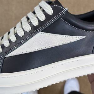 Sneakers <span class=keywords><strong>con</strong></span> Plateau Chunky Bianche e Nere <span class=keywords><strong>con</strong></span> Lacci, <span class=keywords><strong>Scarpe</strong></span> Casual <span class=keywords><strong>da</strong></span> Strada <span class=keywords><strong>con</strong></span> <span class=keywords><strong>Suola</strong></span> Spessa per Uomo e Donna, Originali - Product Image 4