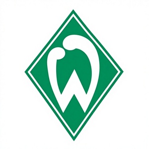 China <strong>Werder</strong> Bremen Diamond Hoisting Flag (Polyester One Size Green/White) for Sports Events &amp; Outdoor Use - Product Image 1