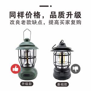 Lanterne de camping LED rechargeable Ningbo avec interrupteur à bouton-poussoir, éclairage portable pour l'extérieur, idéale pour les tentes - Product Image 3