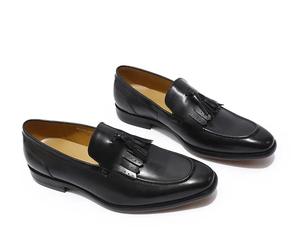 2025 Meilleures ventes Mocassins imperméables à franges pointues style anglais vintage pour hommes, chaussures décontractées professionnelles rehaussantes pour soirée - Product Image 5