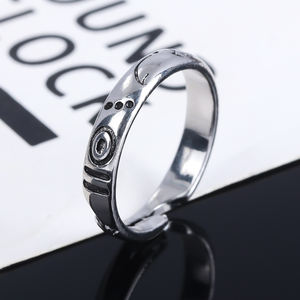 Anillos Ajustables de Anime, Anillo del Personaje Ryomen <span class=keywords><strong>Sukuna</strong></span>, Anillo de Aleación con Grabado de Dibujos Animados para <span class=keywords><strong>Cosplay</strong></span> - Product Image 4