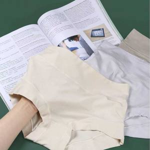 Shorts Boxers en Chanvre Personnalisables pour Femmes, Taille Mi-Haute, Respirants et Confortables, Couleur Unie, Durable, OEM, Motif et Logo Personnalisables, Lot de 3 - Product Image 4