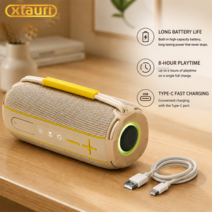 Enceinte sans fil portable XTAURIPortable, version BT 5.5, qualité sonore <span class=keywords><strong>HiFi</strong></span>, enceinte stéréo extérieure, radio LED RGB pour Oppo Vivo Realme - Product Image 3