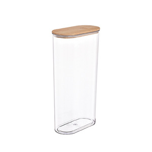 Food Storage <b>Container</b> Cylinder Bamboo Lid Airtight Grain <b>Snacks</b> Preservation Jar 0.5L 1L 1.5L 2L Moisture Proof Insect Proof - Product Image 5