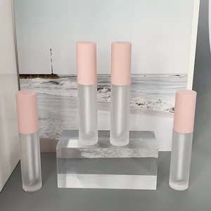 Brilho labial de tubo de luxo de experiência de produção madura com logotipo bulks gloss tubos