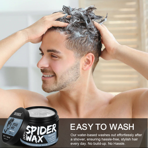 Productos de peinado para el cabello con logotipo personalizado para hombres, cera de arcilla para el cabello con acabado mate, arcilla de <span class=keywords><strong>araña</strong></span> para el cabello no grasosa y sin brillo para hombres - Product Image 4