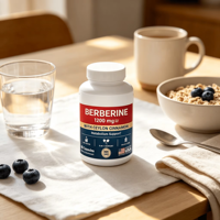 Capsules de berbérine et de cannelle de Ceylan OEM 1200 mg haute puissance 5 en 1 pour le soutien du métabolisme, la gestion du poids et la santé cardiaque