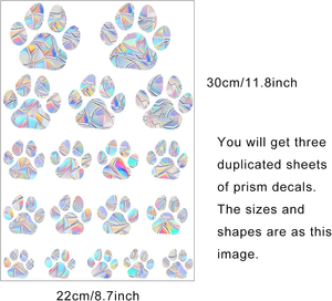Calcomanía Personalizada Antiestática para Ventana de Auto, 7.8x11.2 Pulgadas, Impermeable, Removible, Ecológica, Impresa con UV, Reutilizable - Product Image 4