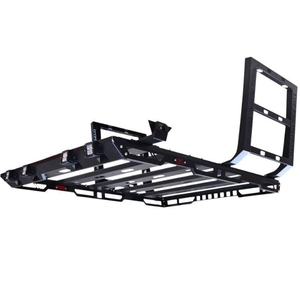 Oem Steel 4wd Offroad Led Lights Panier de montage supérieur Porte-bagages pour Suv avec 2 échelles pour porte-bagages de toit de voiture - Product Image 3