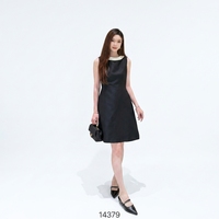 Robe de soirée mini trapèze sans manches en satin tissé lavable avec ceinture, idéale pour l'été, pour femmes, approvisionnement direct usine OEM