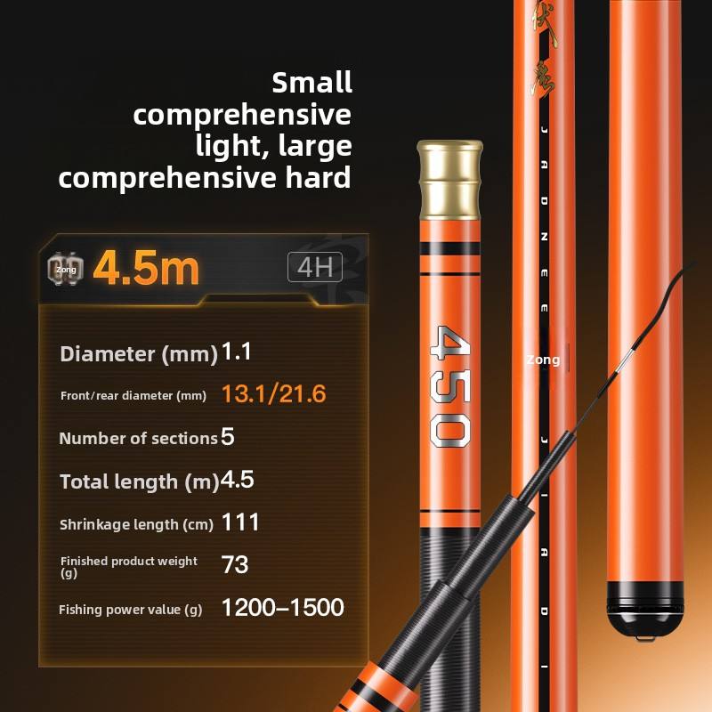 Voldemort integrated rod 4.5m competitive slow fish