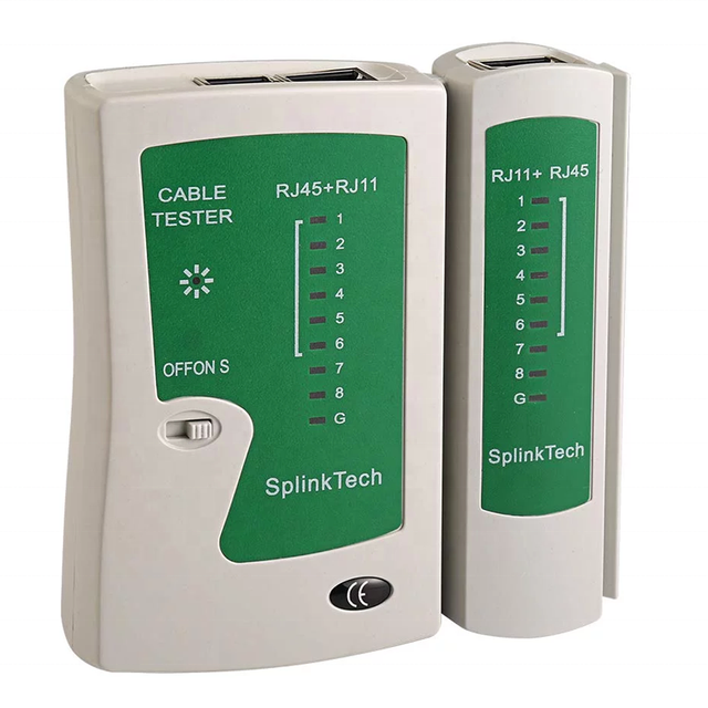 LAN Network Cable Tester / Continuity Tester for RJ45 RJ11 RJ12 Data Cable Twisted Pair Connections