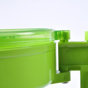 Bol à appâts magnétique vert 18 cm avec couvercle transparent pour la pêche en eau douce, plateau à appâts en plastique avec revêtement antiadhésif - Product Image 2
