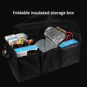 Organisateur de <span class=keywords><strong>voiture</strong></span> Felaruta avec <span class=keywords><strong>sac</strong></span> <span class=keywords><strong>isotherme</strong></span> à 3 compartiments, boîte de rangement, <span class=keywords><strong>sac</strong></span> <span class=keywords><strong>isotherme</strong></span> en tissu Oxford pour véhicule - Product Image 2