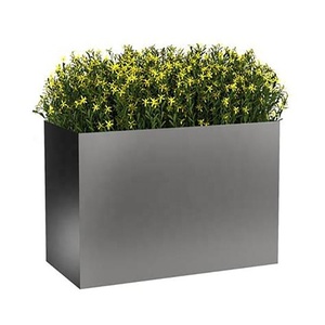 Jardinera Rectangular Grande y Moderna de Acero <span class=keywords><strong>para</strong></span> <span class=keywords><strong>Exteriores</strong></span> - Product Image 1