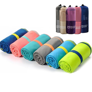 Asciugamano da palestra in pelle scamosciata morbida riciclata eco-compatibile con Logo personalizzato, leggero ed assorbente, asciugamano sportivo ad asciugatura rapida - Product Image 1