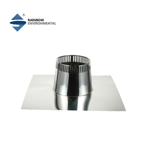 <span class=keywords><strong>Cheminée</strong></span> Arc-en-ciel 6 pouces en acier inoxydable et silicone avec garniture de toit et garantie de 5 ans - Product Image 5