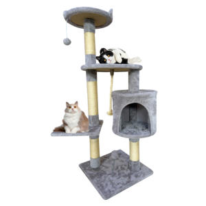 Grosir multi-tingkat Modern besar kucing peliharaan memanjat bingkai Kondominium kucing mewah pohon menara untuk dalam ruangan - Product Image 1