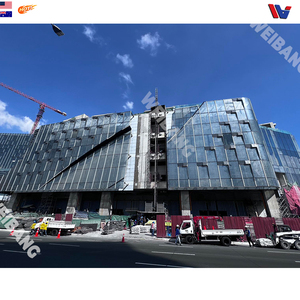 Panneaux de mur-rideau architecturaux double courbure ignifuges personnalisés pour hôtels et centres commerciaux, en aluminium, pour façades de bâtiments modernes, garantie 5 ans - Product Image 5