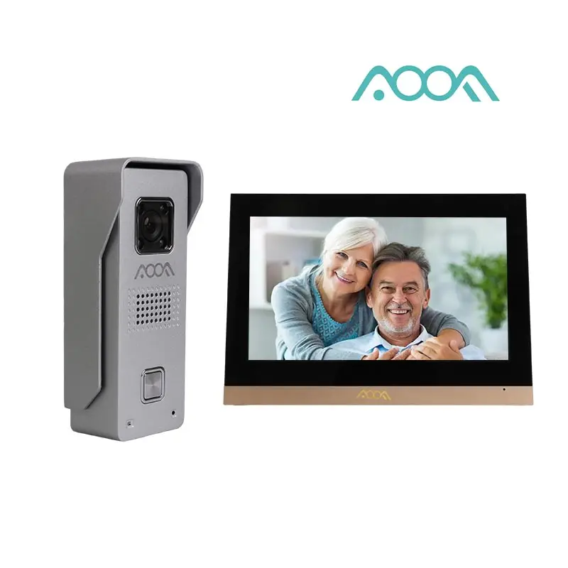Villa vídeo porta telefone intercomunicador com tuya wi-fi 10,1 polegadas alta qualidade campainha vídeo