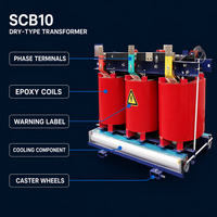 Transformateur de type sec SCB10 Wanbo-349 à alimentation stable, spécifications multiples, avec fonctionnement à faible bruit pour solutions d'alimentation commerciales