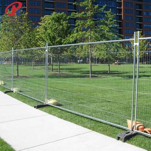 Clôture de sécurité temporaire en métal galvanisé soudé, amovible, portable, avec pieds en 3D, pour jardin - Product Image 4