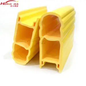 High Quality Low Price Plastic Products PVC Co-extruded Triangle Extrusion Molding Plastic Pipes ABS Tubes