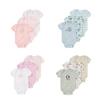 Nouvelle collection : Barboteuse d'été à manches courtes pour bébés et tout-petits