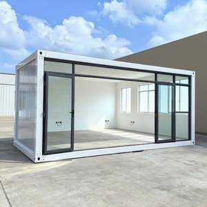 منزل حاويات مسبق الصنع بهيكل فولاذي 20 قدم و40 قدم قابل للتوسيع، منزل متنقل قابل للفك للفنادق/المكاتب/التخييم - Product Image 4