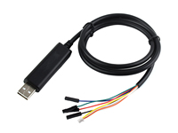 Cable Serial USB a TTL (D) Industrial Waveshare, Chip FT232RNL Original, Apto para Depuración de Puerto Serie de Raspberry Pi 5