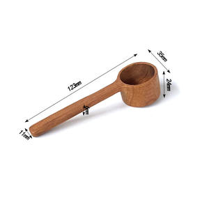 Cuillère doseuse en bois écologique 15g, cuillère en bois d'acacia pour protéines, lait en poudre, thé, sel - Product Image 3