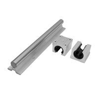 Rail de guidage linéaire en aluminium SBR16UU SBR16LUU SBR16 de 100 mm à 1000 mm pour routeur CNC, imprimante 3D, OEM, ODM, vente en gros, sur mesure
