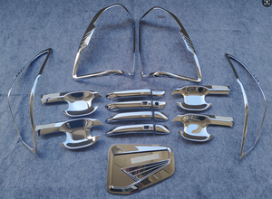 <span class=keywords><strong>CARPLUS</strong></span> 2022, 4X4, accesorios exteriores, conjunto completo, cubierta de luz ABS cromada brillante, Kit de guarnición, Kit de carrocería - Product Image 3