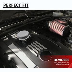 Tapa de llenado de aceite BEVINSEE, cubierta unidireccional, respiradero del cárter para <span class=keywords><strong>BMW</strong></span> E90 E91 E92 E93 335i N54 - Product Image 6