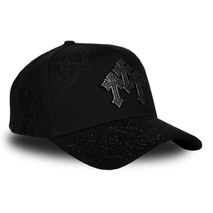 Gorras <span class=keywords><strong>de</strong></span> Béisbol Personalizadas OEM <span class=keywords><strong>de</strong></span> 5 Paneles, Gorras Deportivas <span class=keywords><strong>de</strong></span> Gamuza <span class=keywords><strong>de</strong></span> Ala Ancha con Pedrería X Rich the Kid, Gorras X <span class=keywords><strong>Ct</strong></span> - Product Image 5