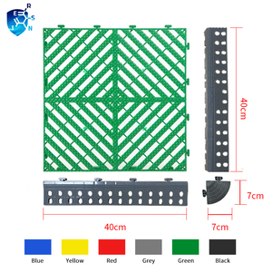 20mm pekerjaan berat saling mengunci PP garasi ubin lantai Modular lantai plastik <span class=keywords><strong>grid</strong></span> untuk gudang Carwash Supermarket penggunaan Rumah Sakit - Product Image 3