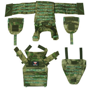 Gilet porte-plaques tactique en nylon découpé au laser à dégagement rapide MOLLE, protection intégrale, le plus vendu pour l'entraînement en extérieur - Product Image 4