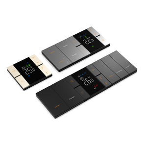 Termostato inteligente estándar del Reino Unido RS485 <span class=keywords><strong>Panel</strong></span> de interruptor de termostato de habitación Digital LED para el <span class=keywords><strong>control</strong></span> del hotel Calefacción de refrigeración 12V-24V DC - Product Image 1