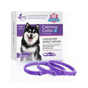 ปลอกคอบรรเทาความวิตกกังวลปลอกคอสำหรับสุนัขแมวปรับขนาดได้สำหรับแยกสัตว์เลี้ยงคลายเครียด - Product Image 1