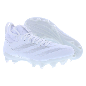 Scarpe da Calcio Adidas Adizero Impact Molded per Uomo Bianco/Bianco/Bianco - Product Image 4