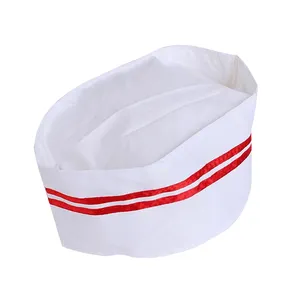 Wholesale Custom Breathable Eco-Friendly cooking hat Restaurant hotel Kitchen Chef hat