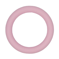 Anneau de dentition circulaire en silicone écologique pour bébés, jouet de dentition en silicone