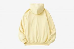 Sudadera con Capucha Extra Grande para Hombre, Color Sólido, Algodón French Terry, Sudadera Informal con Capucha para Otoño - Product Image 4