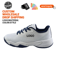 Chaussures de pickleball pour hommes avec logo personnalisé, respirantes et résistantes à l'usure, pour commande en gros directe usine