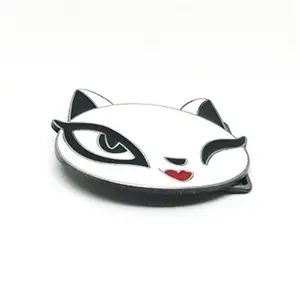 Fivela de cinto personalizada de raposa, logotipo personalizado, esmalte branco oeste, lazer pessoal, selvagem, gato