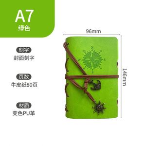สมุดโน้ตปกอ่อน PU หนังเทียม A7  พร้อมสกรีนโลโก้ สำหรับโปรโมชั่นธุรกิจ  หน้ากระดาษเปล่า/เส้นบรรทัด/จุด  ขอบสีรุ้ง  สมุดบันทึกสีรุ้ง - Product Image 4